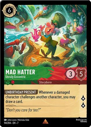 Mad Hatter - Unruly Eccentric (94/204) - Rare
