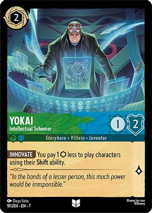 Yokai - Intellectual Schemer (97/204) - Uncommon