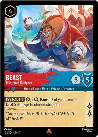 Beast - Frustrated Designer (136/204) - Rare