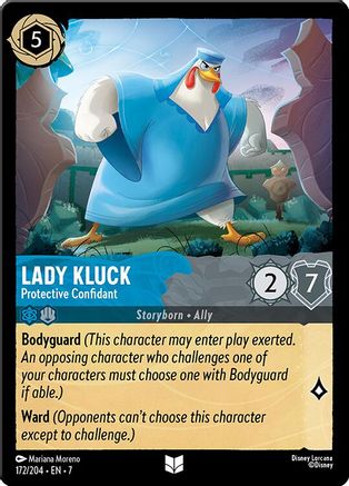 Lady Kluck - Protective Confidant (172/204) - Uncommon