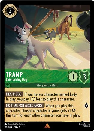 Tramp - Enterprising Dog (110/204) - Rare