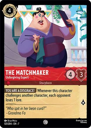 The Matchmaker - Unforgiving Expert FRANÇAIS (123/204) - IA - Commune - Cold Foil