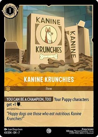 Kanine Krunchies (43/204) - Common - Cold Foil