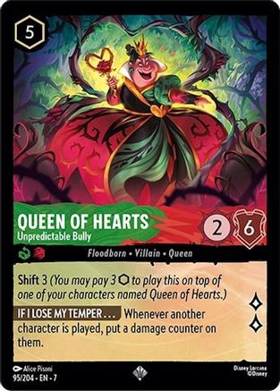 Queen of Hearts - Unpredictable Bully FRANÇAIS (95/204) - IA - Très Rare