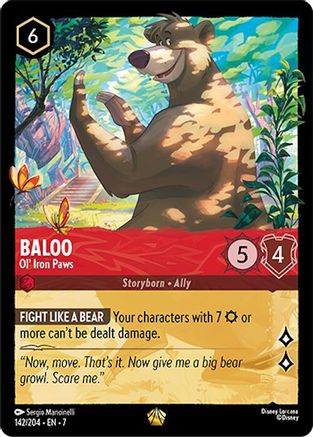 Baloo - Ol' Iron Paws FRANÇAIS (142/204) - IA - Légendaire