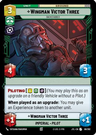 Wingman Victor Three - Backstabber (086/262) - JTL - Uncommon