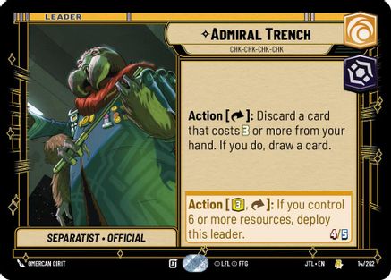 Admiral Trench - Chk-chk-chk-chk (014/262) - JTL - Rare