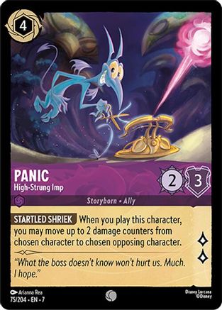 Panic - High-Strung Imp FRANÇAIS (75/204) - IA - Commune - Cold Foil
