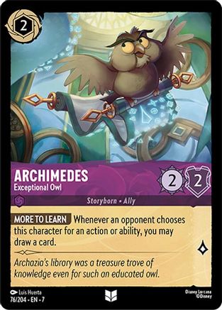 Archimedes - Exceptional Owl (76/204) - Uncommon