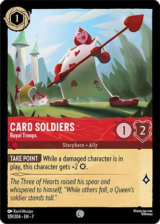 Card Soldiers - Royal Troops FRANÇAIS (129/204) - IA - Commune