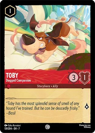 Toby - Dogged Companion (131/204) - Common - Cold Foil