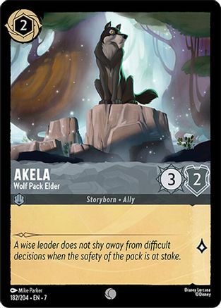 Akela - Wolf Pack Elder FRANÇAIS (182/204) - IA - Commune - Cold Foil