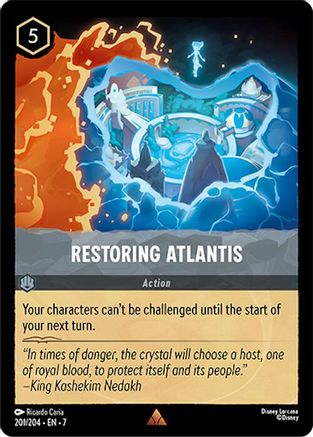 Restoring Atlantis (201/204) - Rare - Cold Foil