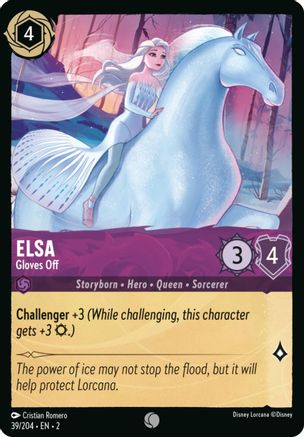 Elsa - Gloves Off (Errata Version) (39/204) - Common - Cold Foil