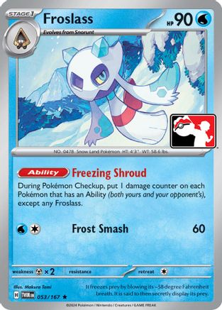 Froslass (053/167) - PPSC  - Rare
