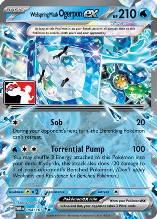 Wellspring Mask Ogerpon ex (064) - PPSC  - Double Rare - Holofoil