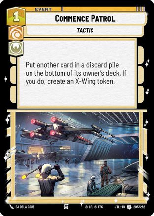 Commence Patrol (205/262) - JTL - Uncommon