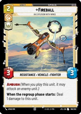 Fireball - An Explosion With Wings (198/262) - JTL - Uncommon