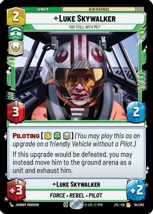 Luke Skywalker - You Still With Me? (094/262) - JTL - Rare