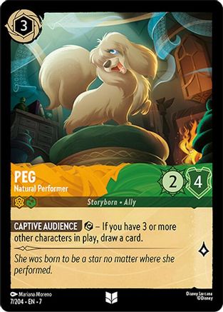 Peg - Natural Performer FRANÇAIS (7/204) - IA - Inhabituelle