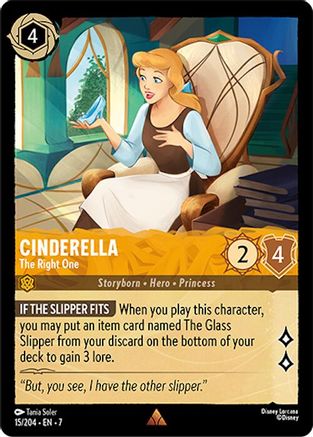 Cinderella - The Right One (15/204) - Rare