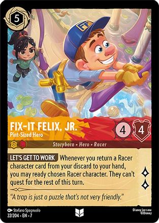 Fix-It Felix, Jr. - Pint-Sized Hero FRANÇAIS (22/204) - IA - Inhabituelle - Cold Foil