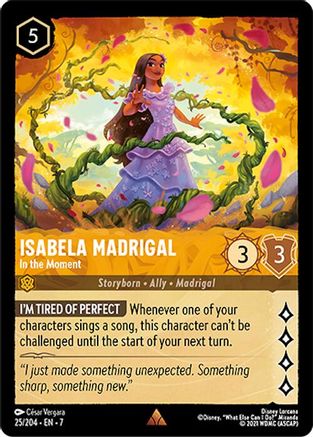 Isabela Madrigal - In the Moment FRANÇAIS (25/204) - IA - Rare