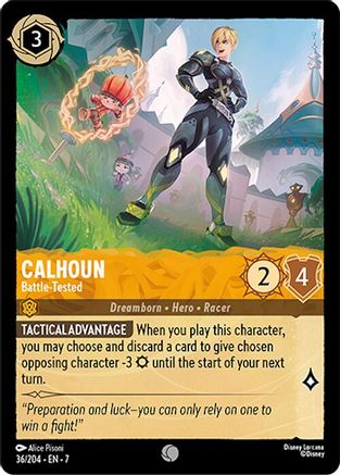 Calhoun - Battle-Tested FRANÇAIS (36/204) - IA - Commune - Cold Foil