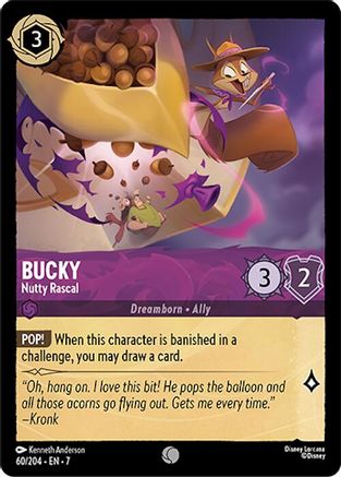 Bucky - Nutty Rascal FRANÇAIS (60/204) - IA - Commune - Cold Foil