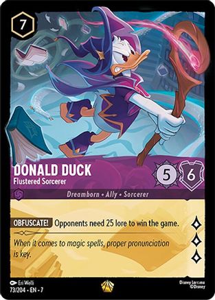Donald Duck - Flustered Sorcerer FRANÇAIS (73/204) - IA - Légendaire