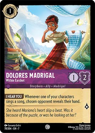 Dolores Madrigal - Within Earshot (78/204) - Common