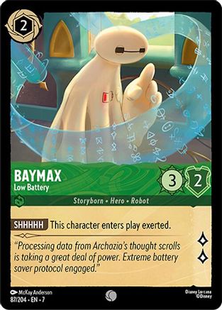 Baymax - Low Battery FRANÇAIS (87/204) - IA - Commune