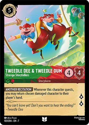 Tweedledee & Tweedledum - Strange Storytellers (103/204) - Uncommon