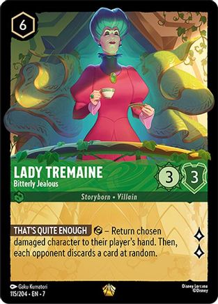 Lady Tremaine - Bitterly Jealous (115/204) - Legendary - Cold Foil