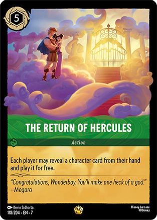 The Return of Hercules (118/204) - Legendary - Cold Foil