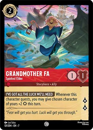 Grandmother Fa - Spirited Elder (121/204) - Common - Cold Foil