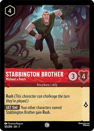Stabbington Brother - Without a Patch FRANÇAIS (125/204) - IA - Commune - Cold Foil