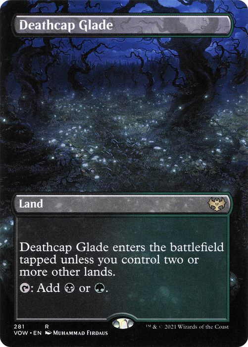 Deathcap Glade (VOW-281) - rare (Borderless) - Foil
