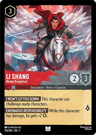 Li Shang - Newly Promoted FRANÇAIS (133/204) - IA - Inhabituelle