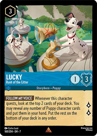 Lucky - Runt of the Litter FRANÇAIS (160/204) - IA - Rare