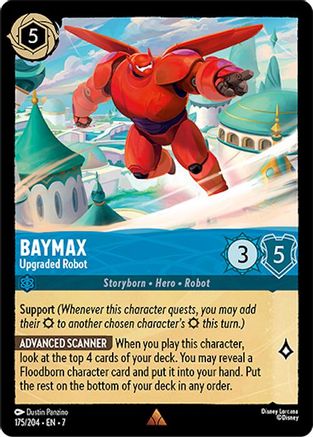 Baymax - Upgraded Robot (175/204) - Rare - Cold Foil