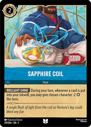Sapphire Coil FRANÇAIS (179/204) - IA - Inhabituelle - Cold Foil