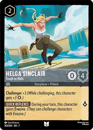 Helga Sinclair - Tough as Nails FRANÇAIS (183/204) - IA - Inhabituelle - Cold Foil