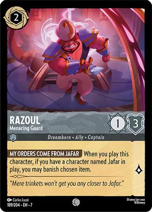 Razoul - Menacing Guard FRANÇAIS (189/204) - IA - Commune