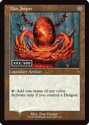 Mox Jasper (Serial Numbered) (TDM-419) - mythic - Foil