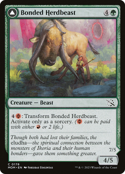 Bonded Herdbeast // Plated Kilnbeast (MOM-178) - common - Foil