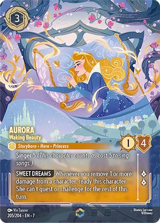 Aurora - Waking Beauty (Enchanted) (205/204) - Enchanted - Holofoil