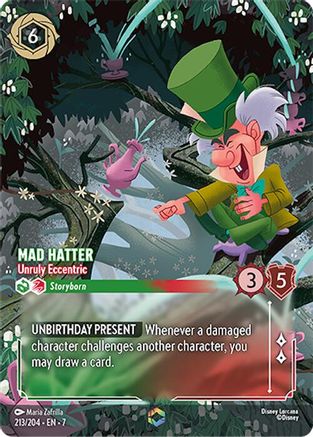 Mad Hatter - Unruly Eccentric (Enchanted) FRANÇAIS (213/204) - IA - Enchantée - Holofoil