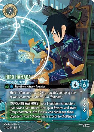 Hiro Hamada - Armor Designer (Enchanted) (214/204) - Enchanted - Holofoil