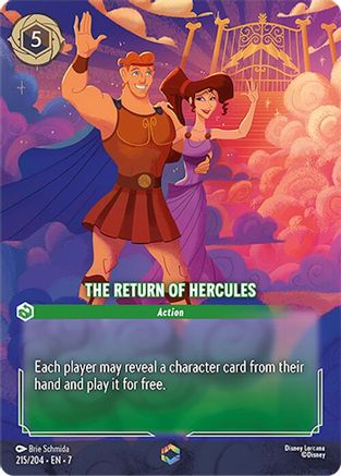 The Return of Hercules (Enchanted) FRANÇAIS (215/204) - IA - Enchantée - Holofoil